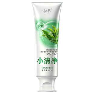 美加净白玉小清净牙膏120g美白清新牙膏去黄去口臭美白官方旗舰店