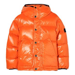 RollingKids 冬季保暖儿童时尚亮面连帽羽绒服外套