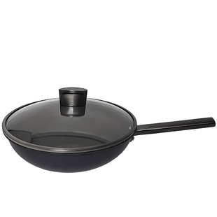 爱仕达纯钛炒锅无涂层轻量钛锅家用不粘锅燃气电磁炉通用CT32Z6Q