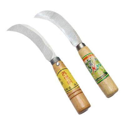 胶柄木柄菠萝削皮刀削皮器香菇刀不锈钢香蕉小弯刀水果刀芽嫁接刀