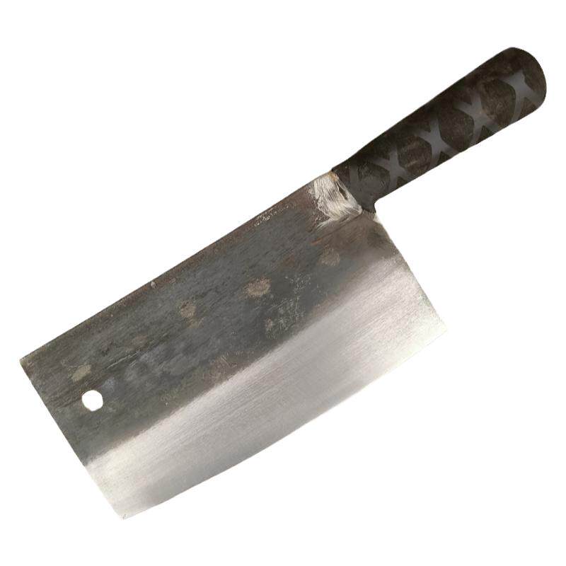 聋哑刀具碳钢手工锻打斩切刀斩鸡鸭杀鱼刀锋利开刃砍骨老式切菜刀