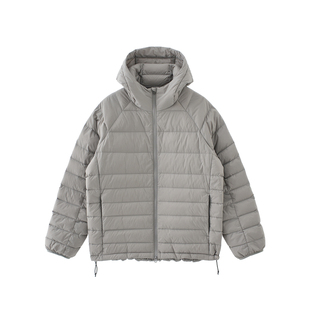 BUTTBILL 25AW城市通勤防泼水轻量90白鸭绒排骨连帽无胆羽绒服男