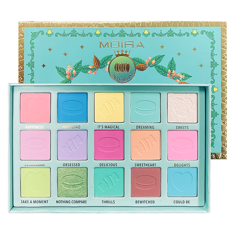 Moira Sweet Delights马卡龙15色眼影盘甜点甜品梦幻低饱和25.5g