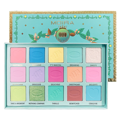 Moira Sweet Delights马卡龙15色眼影盘甜点甜品梦幻低饱和25.5g