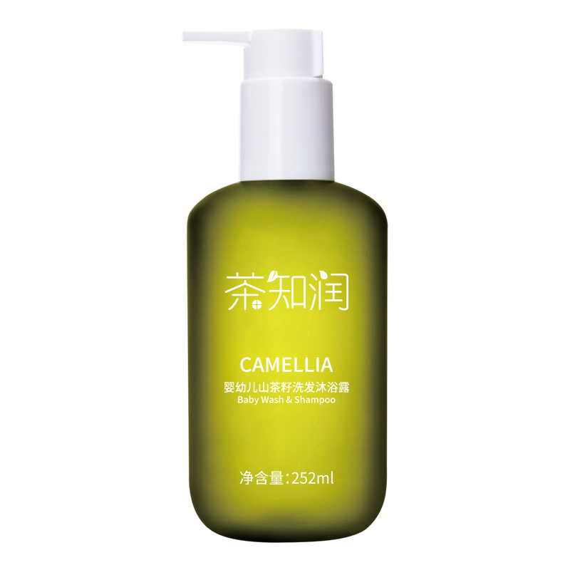 茶知潤(rùn)嬰兒洗發(fā)水寶寶洗發(fā)沐浴二合一新生兒洗護(hù)兒童沐浴乳沐浴露