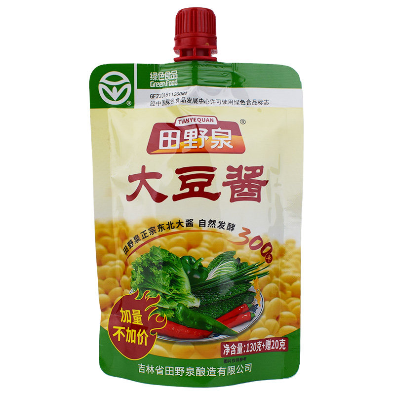新包装田野泉大豆酱150g