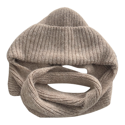 加绒款冬季帽子围脖一体雷锋帽