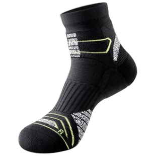 马拉松专业跑步袜子男款中筒加厚毛巾底羽毛球耐磨长袜专用运动袜