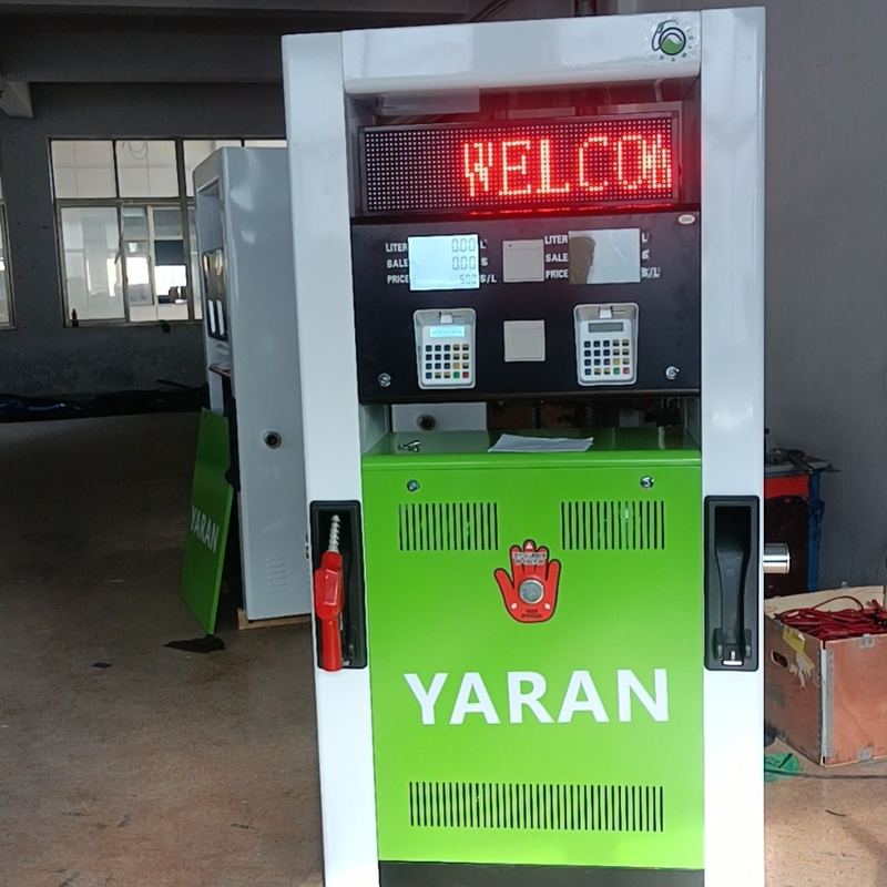 非洲东南亚加油机定制 英语版双枪插卡打印大流量柴油汽油加油机