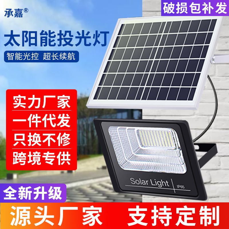 太阳能惠民新款家用地摊专卖庭院防水农村光投路灯厂家直销户外
