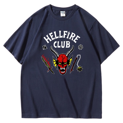 怪奇物语短袖T恤美剧周边衣服