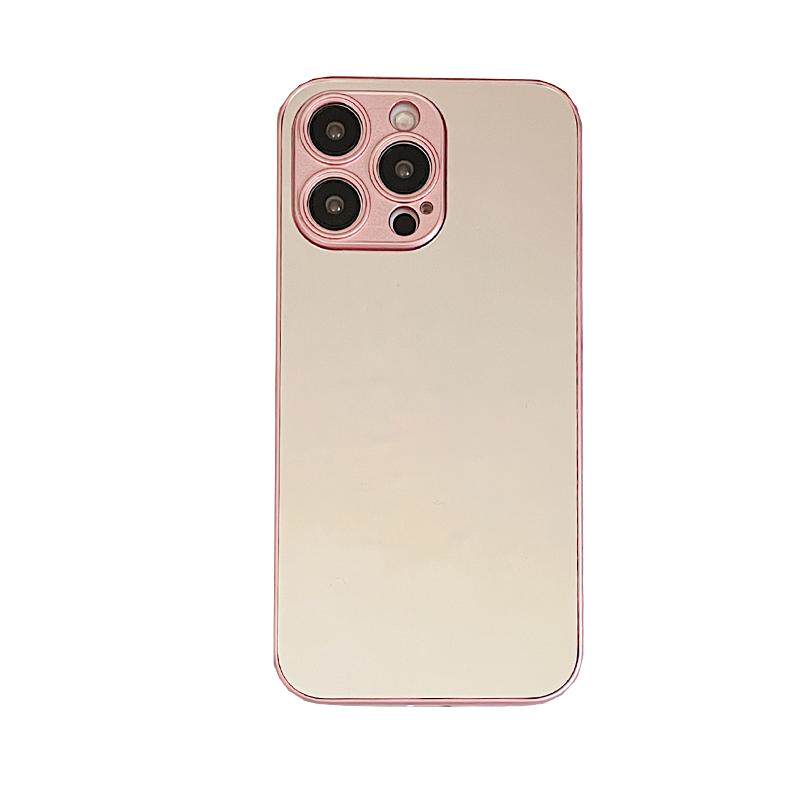 玻璃镜面手机壳女适用苹果iphone15promax款新品高级感奢华13pro补妆镜苹果12苹果16创意苹果X名媛14少