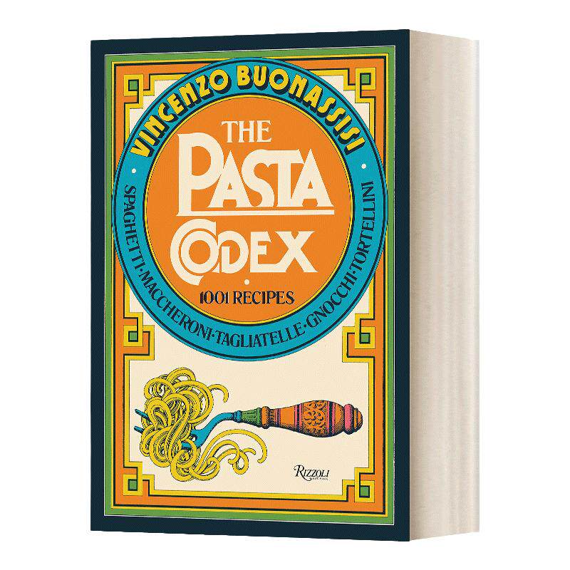 The Pasta Codex: 1001 Recipes 意大利面食法典:1001种食谱 精装 英文原版