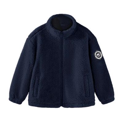 小骆驼童装外套男童颗粒绒卫衣