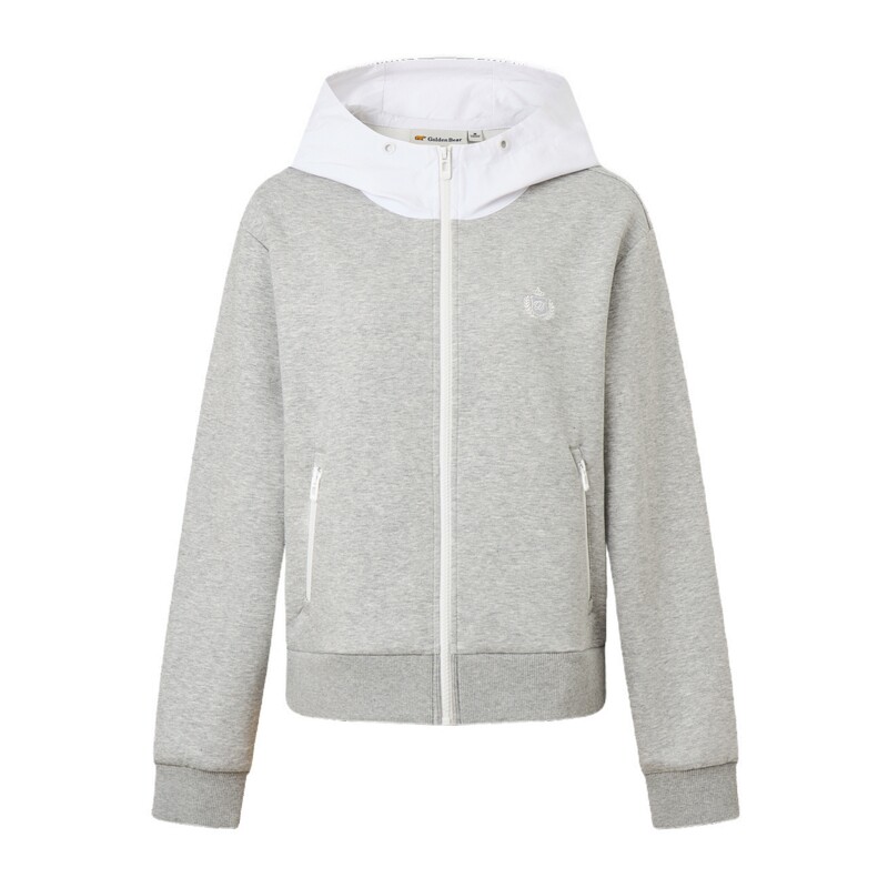 【夏季新品】GOLDEN BEAR/金熊女士2026年休闲连帽卫衣拉链开衫
