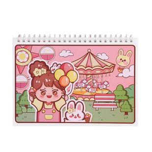 离型本a4/a5活页简约胶带贴纸离型纸本双面手帐本工具材料收纳离行本加厚离形本大学生平摊空白内页装订