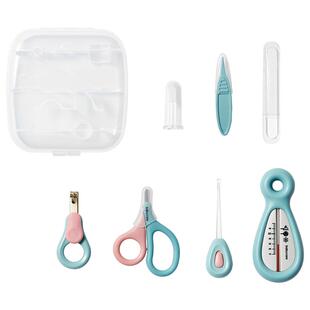 babycare婴儿指甲剪套装宝宝安全指甲刀新生专用儿童防夹肉指甲钳