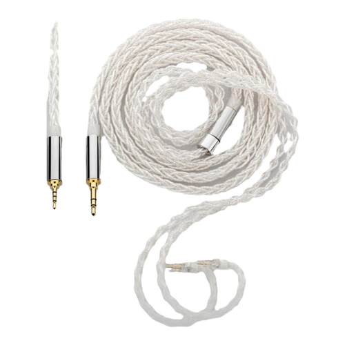 水月雨Line-K高纯铜镀银升级线12支八股双重正反绞合0.78mm/4.4