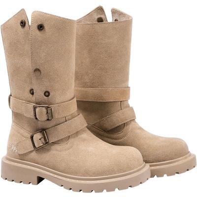 ELLEkids童靴秋冬女童西部牛仔靴