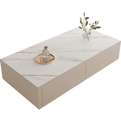 DMF大理石纹皮革桌垫茶几垫防水防油防烫免洗可定制岩板台面垫子