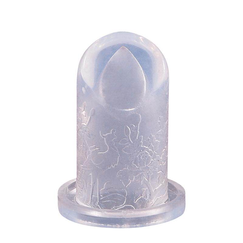 炫金炫美凤凰牡丹硅胶模具头diy口红一套装制作圆环支架脱模器