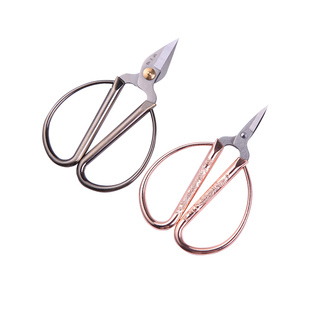 张小泉剪刀不锈钢指甲剪刀细铁丝尖头剪刀厚硬脚趾甲剪甲沟死皮剪