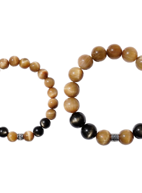 虎眼石手链女金曜石情侣款一对