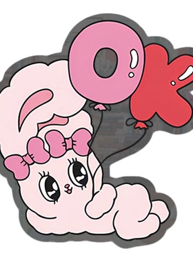 亚克力bunny兔创意冰箱贴