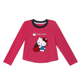 【断货王】小O宝童装 宝宝辣妹长袖t恤女卡通春秋装女童洋气上衣
