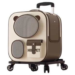猫包外出便携猫咪宠物外出包大容量拉杆箱猫箱小狗狗包外出行李箱