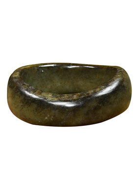 紫润轩和田玉满黑皮糖玉籽镯