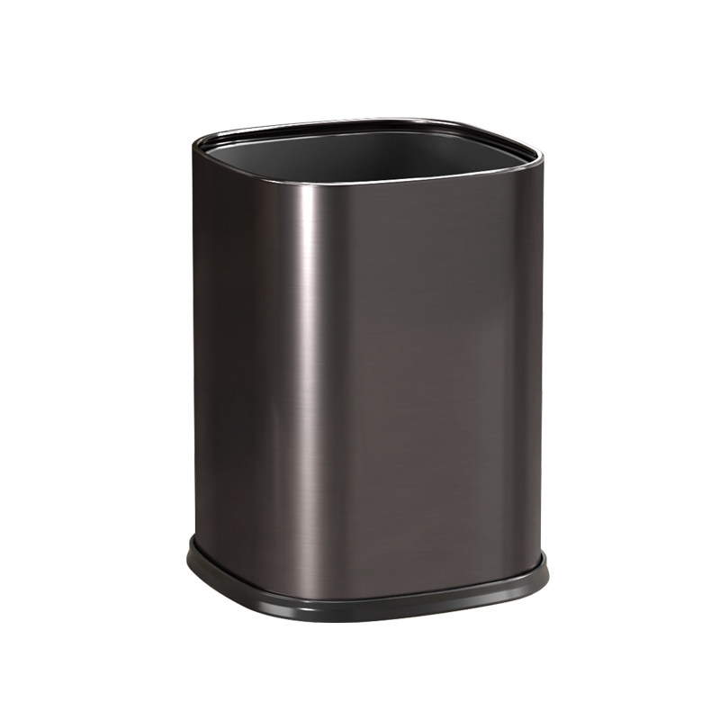 无盖不锈钢垃圾桶家用轻奢大容量