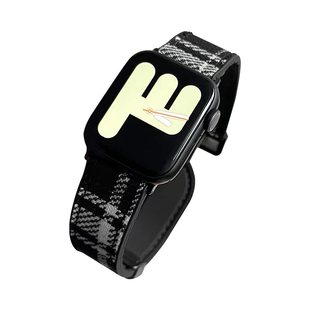 KASO适用iwatch11手表applewatch8表带美拉德苹果ultra智能9se运动s11高级6代s5潮SE女新款秋冬绒毛呢磁吸款