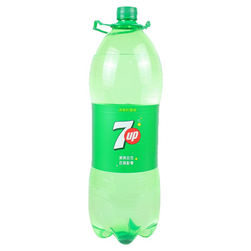 百事七喜2L一份1/2瓶包邮2升装柠檬味汽水碳酸饮料7喜聚会畅饮