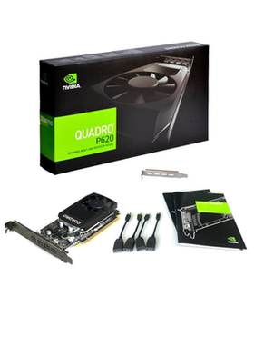英伟达Quadro P620 2GB显卡专业美工设计绘图视频剪辑炒股分屏卡