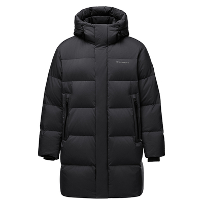 坦博尔连帽廓形连帽泡芙羽绒服男