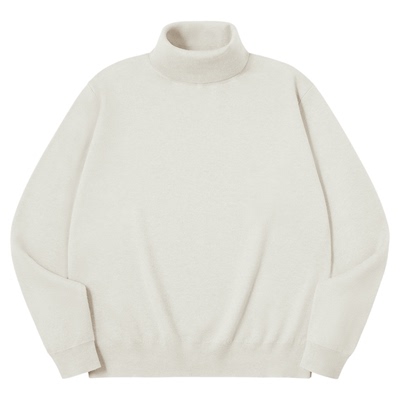 PSO Brand 男装女装羊毛针织毛衣长袖内搭打底衫高领毛线衣外套冬