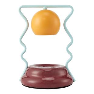 新年礼物davidannie蘑菇屋香薰融蜡灯定时蜡烛台灯摆件新婚女生日