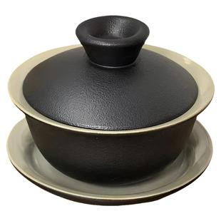 陶瓷盖碗盖子 茶具配件 盖杯茶杯盖三才碗盖玉瓷多款和为贵碗