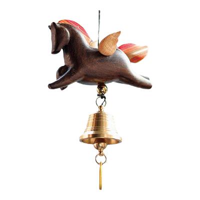 车载新中式黄铜风铃挂饰