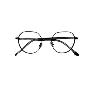 韩系奶茶色金丝圆框近视眼镜女可配度数镜片素颜神器平光眼睛架男