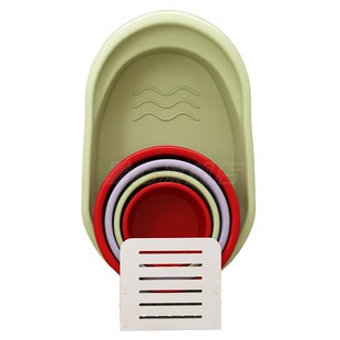 脸盆架浴室置物架卫生间洗手间厕所塑料收纳架子彩色儿童落地家用