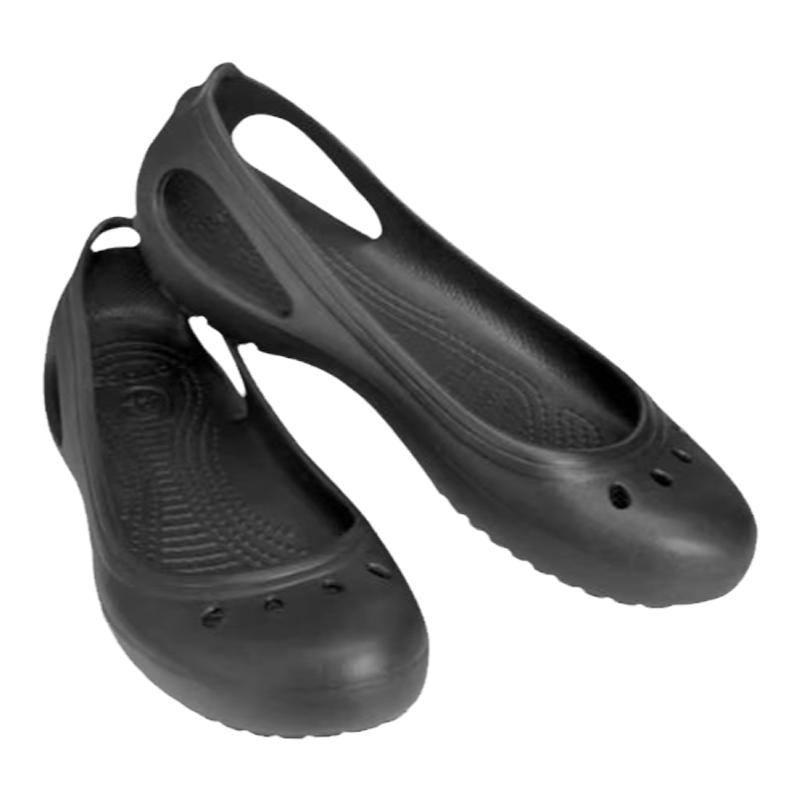Crocs/卡駱馳女單鞋卡笛春夏鏤空沙灘鞋洞洞鞋平底涼鞋時尚11215