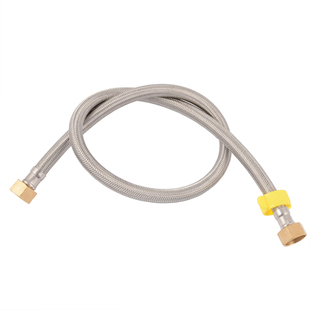 马桶热水器进水软连接管加长冷热高压防爆铜帽龙头304不锈钢软管