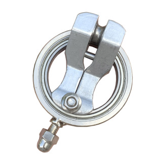 风筝线轮过线器360度万向轮金属轴承改装配件合金双导导线器顺滑