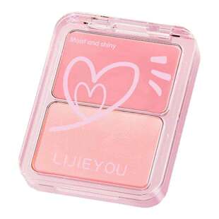 水光肌有手就会！水光多用腮红膏双拼高光自然提亮清透水嫩显气色