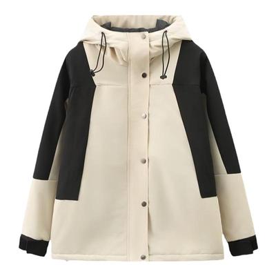 2025冬季大码女装冲锋衣棉服外套