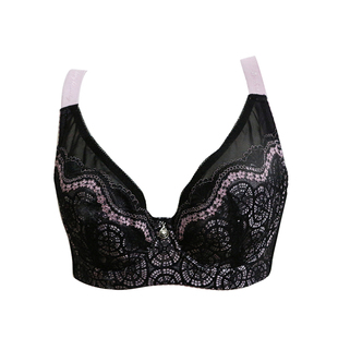 黛丽世家文胸专柜正品聚拢侧收全包大胸四扣薄杯内衣D6012