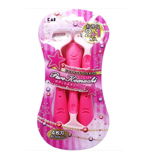 日本Kai贝印刮腋毛刀女用刮毛刀阴毛私处剃毛刀手动全身脱毛