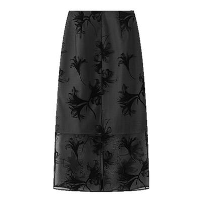 2025春季新款绣花半身裙女